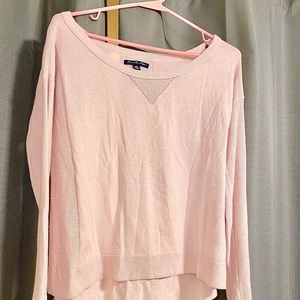 American Eagle pink lightweight sweater